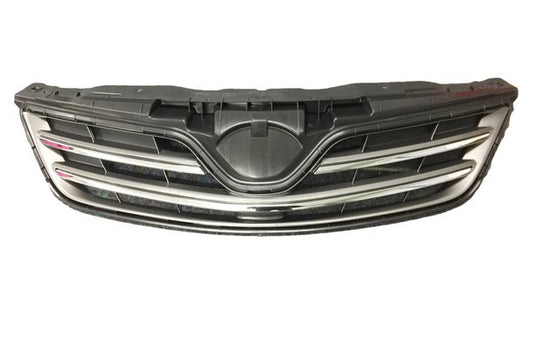 NEW FRONT GRILLE FOR TOYOTA COROLLA ZRE152 SEDAN 10/2009 - 11/2013 CHROME/BLACK
