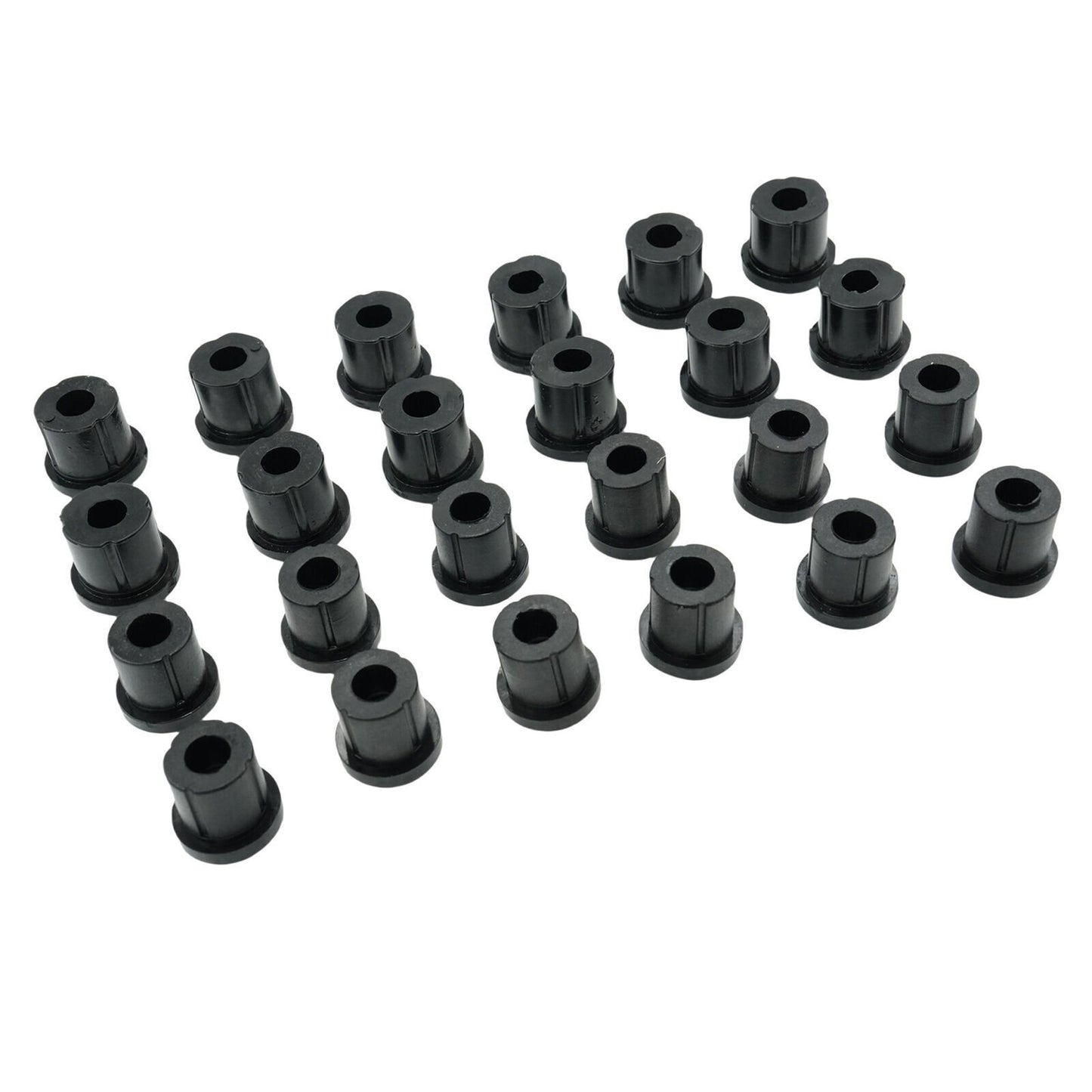 24 Pcs Front & Rear Rubber Shackle Bushes For Toyota Landcruiser 1984-1999