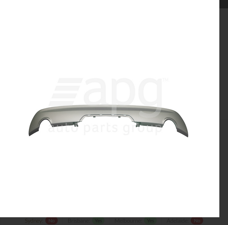 GENUINE REAR BUMPER BAR LOWER MOULD FOR HOLDEN ACADIA 8/2018-ON