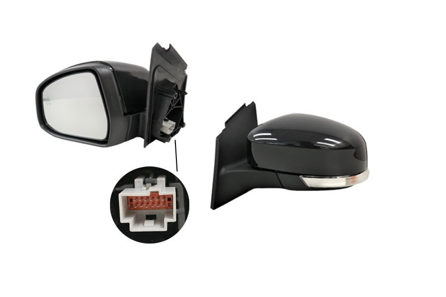 NEW LEFT SIDE DOOR MIRROR FOR FORD FOCUS LW/LZ 04/2011-07/2018 WITH BLIND SPOT