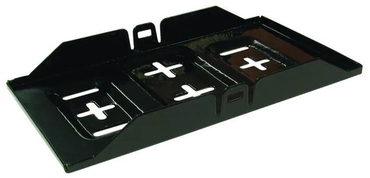 NEW HEAVY DUTY METAL SMALL BATTERY TRAY 300mm in length to 175mm in width