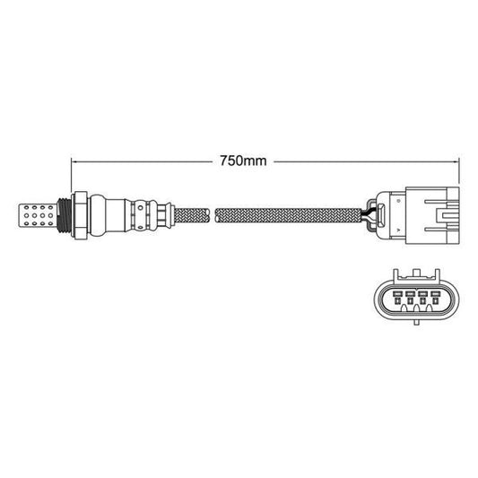 NEW Exhaust O2 Oxygen Sensor FOR Hyundai Santa Fe (CM 3.3L V6 G6DB,