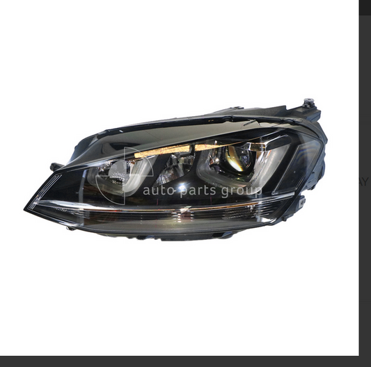 GENUINE LEFT HEADLIGHT FOR VOLKSWAGEN GOLF MK7 9/15-7/17 WGN ALLTRACK W/LED DAY