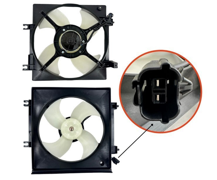 NEW AC CONDENSER FAN FOR SUBARU IMPREZA G3 09/2007 ~ 12/2011  A/C CONDENSER FAN