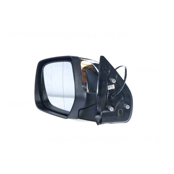 GENUINE LEFT DOOR MIRROR FOR FORD RANGER PK 4/2009-9/2011 XLT CHROME NO BLINKER