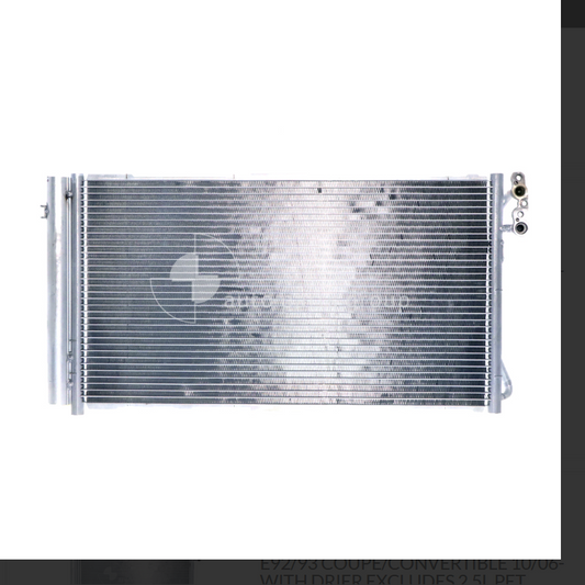 NEW AC CONDENSER FOR Bmw 3 Series E92/93 COUPE/CONVERTIBLE 10/2006-5/2010