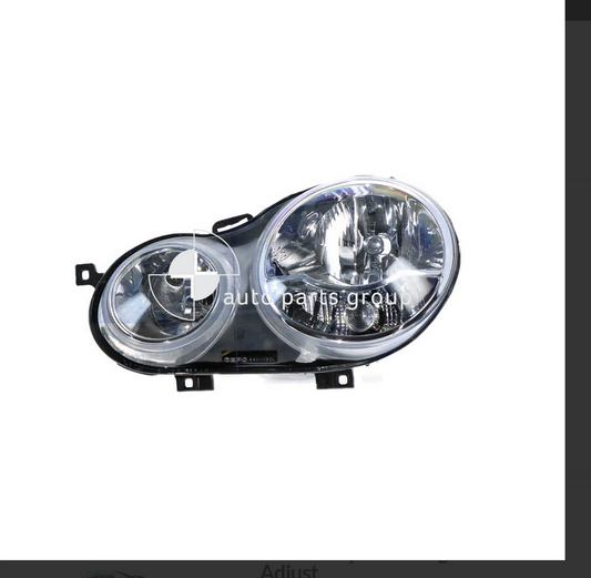 NEW PASSENGER LEFT HEADLIGHT FOR Volkswagen Polo 9N 7/2002-10/2005 ELECTRIC ADJU