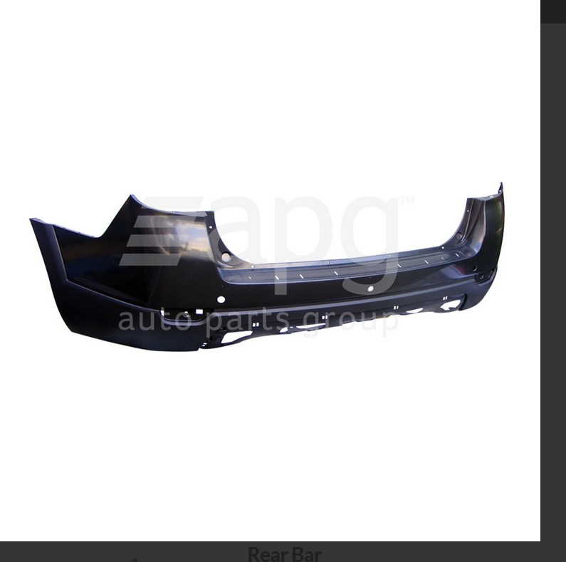 GENUINE REAR BUMPER BAR FOR HOLDEN CAPTIVA-7 -1/2011-12/2013 WITH SENSOR TYPE