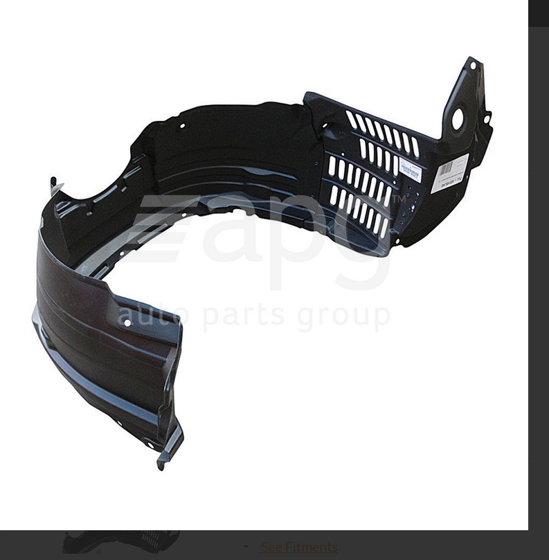 NEW LEFT FRONT INNER GUARD LINER FOR Toyota Kluger GSU40R 5/2007-7/2010 GRANDE