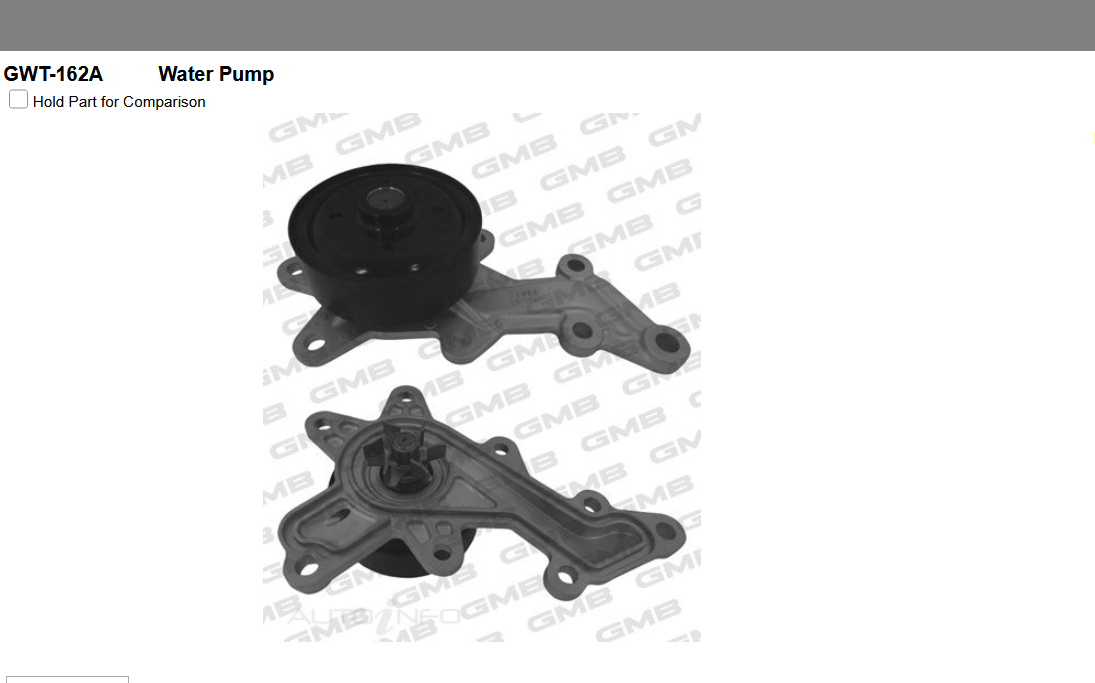 GENUINE GMB WATER PUMP+GASKET+SILICONE FOR Toyota Spade 1.5L NCP141