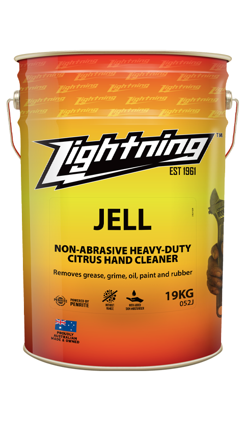 19Kg Lightning JELL Heavy-duty Hand Cleaner & other types of soil