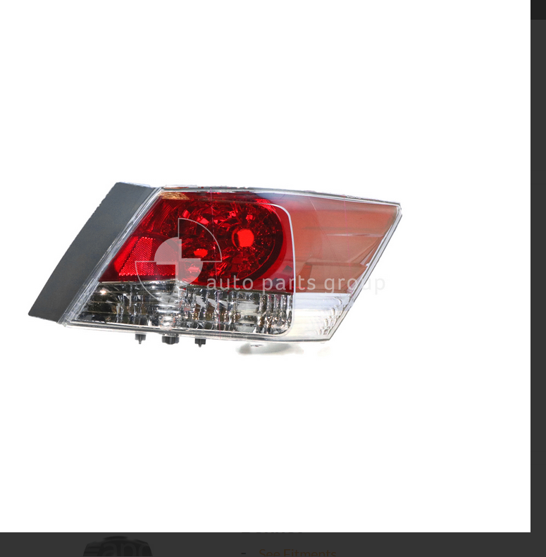 NEW DRIVER RIGHT TAIL LIGHT LAMP FOR Honda Accord 8th Gen 7/2011-6/2013 SEDAN