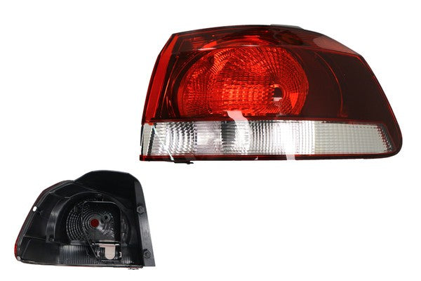 NEW RIGHT SIDE TAIL LIGHT FOR VOLKSWAGEN GOLF MK6 10/08-07/13 TINTED HELLA TYPE