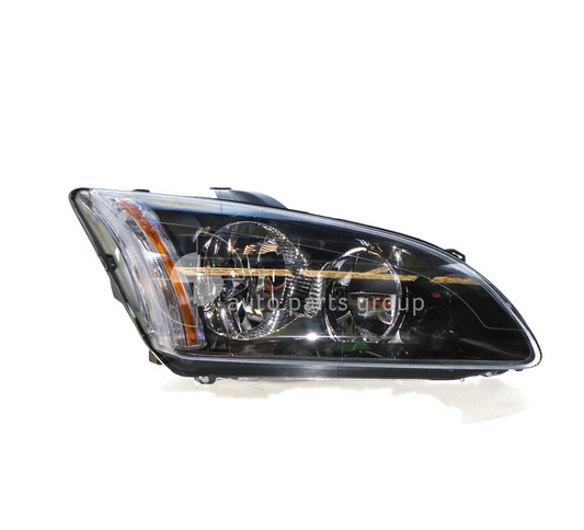 NEW BLACK RIGHT HEADLIGHT FOR FORD FOCUS 1/05-3/09 LS/LT 4/5DR Electric Adjust