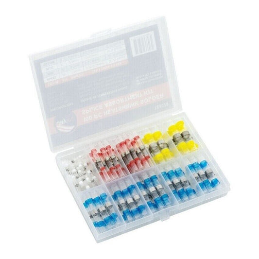 NEW Heat shrink Solder Splice Assortment Kit 100 Pack