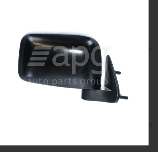 NEW MANUAL RIGHT DOOR MIRROR FOR NISSAN NAVARA D22 1/2008-4/2015 BLACK