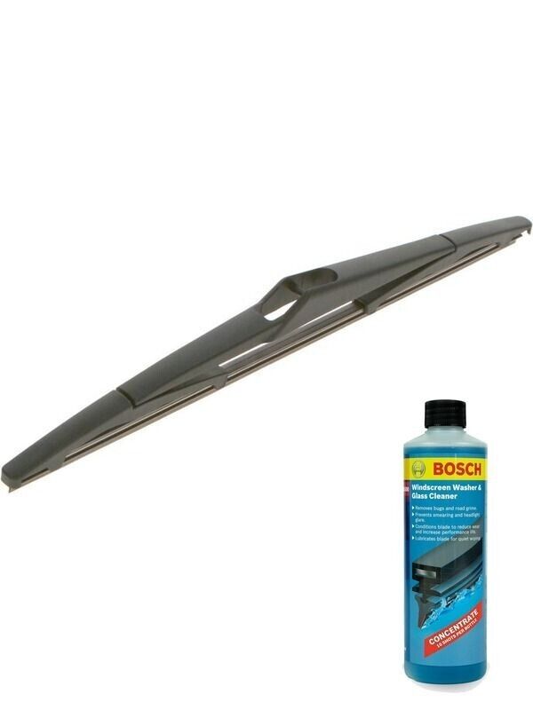Bosch Rear Wiper Blade 300mm + Windshield Washer Fluid Fits Ford, Holden, Mitsub