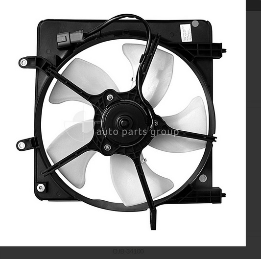 NEW COMPLETE RADIATOR FAN FOR HONDA JAZZ 10/2004- 9/2008 1.3L L13