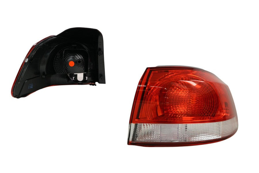 NEW RIGHT SIDE TAIL LIGHT FOR VOLKSWAGEN GOLF MK6 10/08-07/13 NON-TINTED HELLA