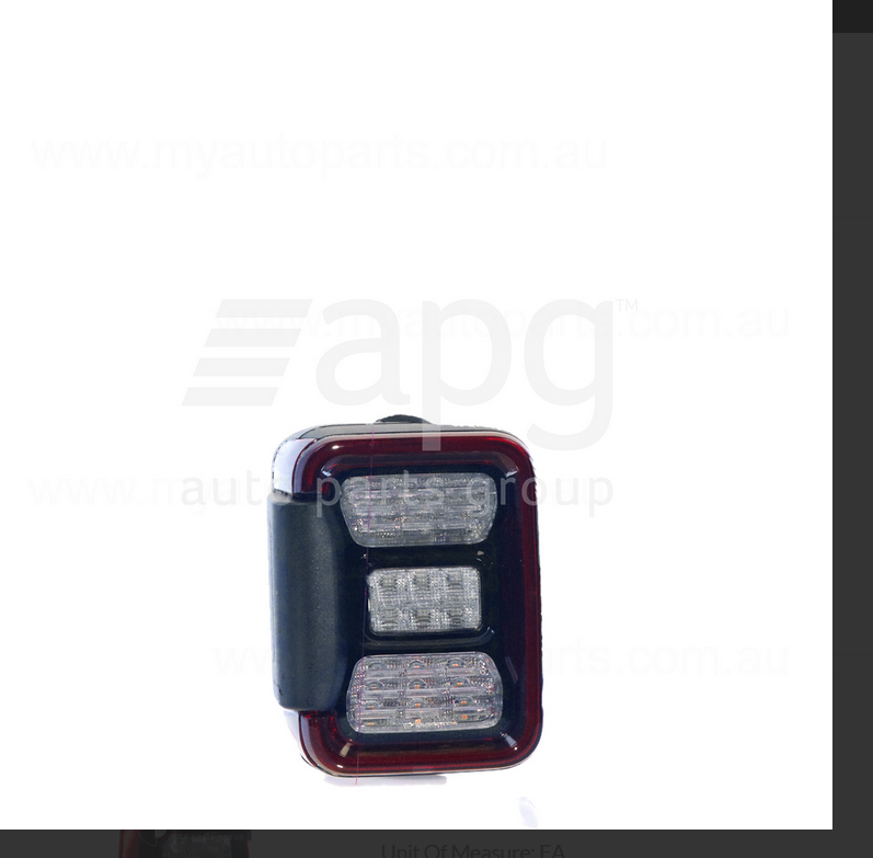 GENUINE LEFT TAIL LIGHT FOR JEEP GLADIATOR JT 1/2020-ON LED TYPE