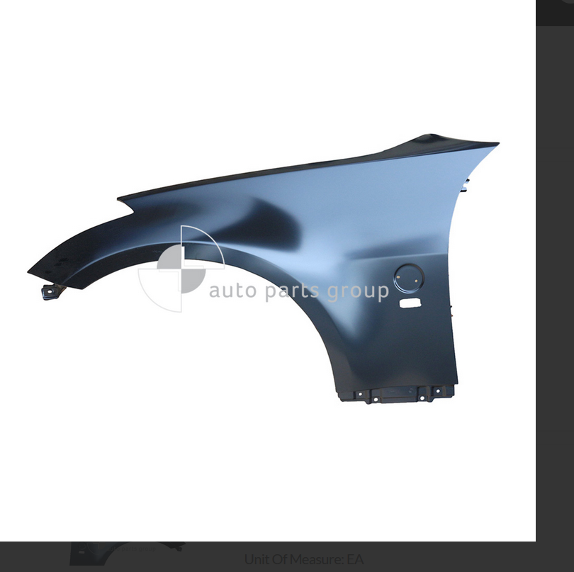 GENUINE LEFT FRONT GUARD FOR NISSAN Z33 350Z-370Z 2/2003-8/2009