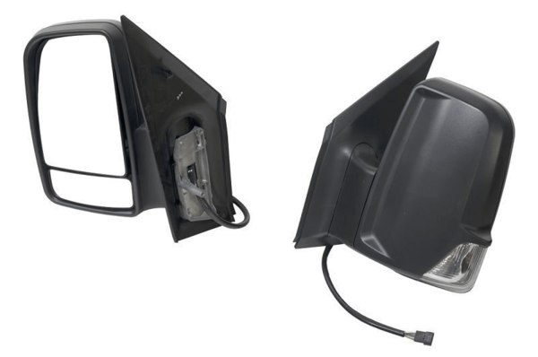 NEW LEFT SIDE DOOR MIRROR FOR VOLKSWAGEN CRAFTER 2F 02/2007-07/2017 HEATED+LIGHT