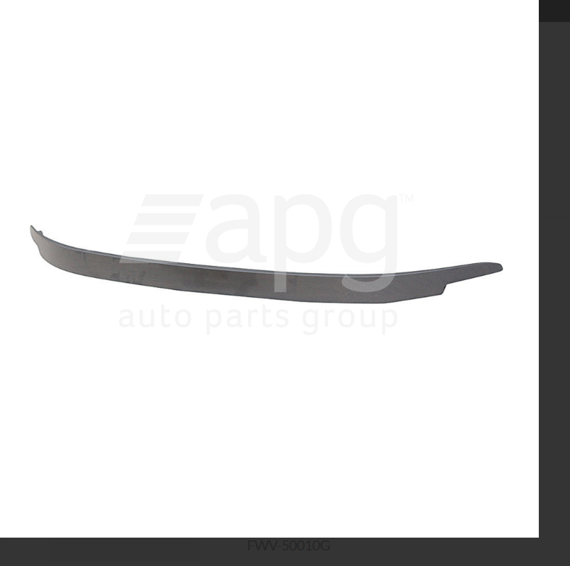 Genuine Front Bar Mould Spoiler FOR Ford Fiesta WT 6/10-7/13 SEDAN HATCH