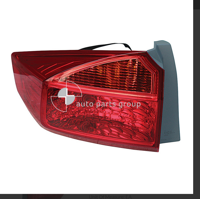 NEW PASSENGER LEFT TAIL LIGHT LAMP FOR Honda City 4/2014-2/2017 NEW