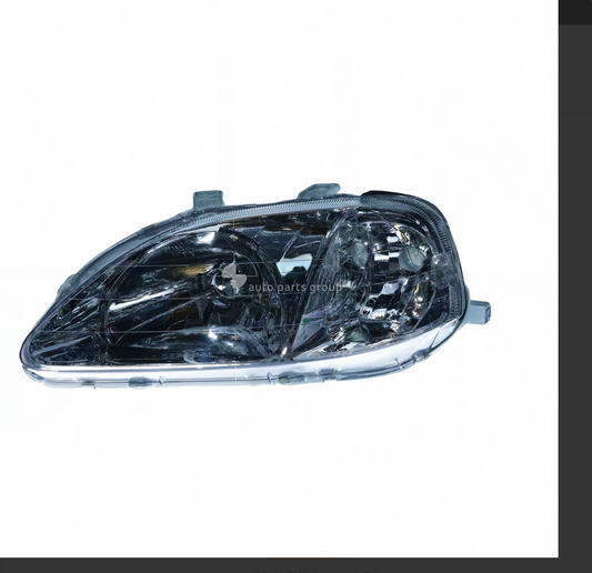 NEW LEFT HEADLIGHT LAMP FOR Honda Civic 1/1999 -10/2000 HALOGEN MANUAL ADJUST