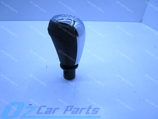 MANUAL BLACK LEATHER GEAR KNOB FOR HOLDEN COMMODORE VF V6 SV6 EVOKE CALAIS