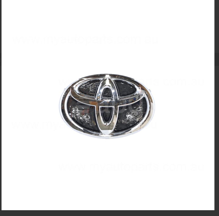 Genuine FRONT GRILLE BADGE EMBLEM FOR Toyota KLUGER GSU50R-GSU55R 12/2013-11/16