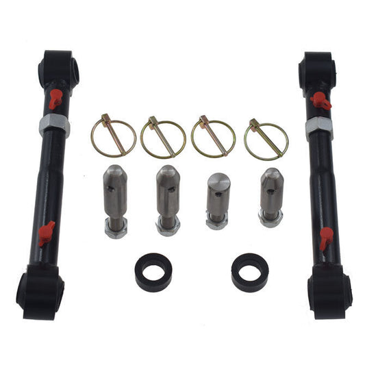 FRONT Stabilizer Sway Bar Link SET For Jeep Wrangler JK Adjustment Disconnects