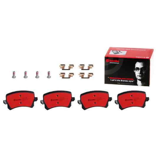 Brembo REAR Brake Pad Set For Audi Q3: (8UB, 8UG) 2.0 TDI, 2.0 TDI quattro,