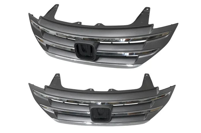 NEW Front Grille FOR HONDA CR-V 11/2012 ~ 11/2014 RM CRV BLACK-CHROME GRILLE