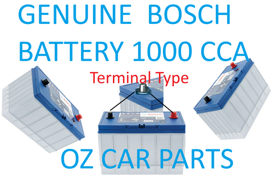 GENUINE BOSCH BATTERY Heavy DUTY FOR Hyundai Terracan Diesel 2.9DT HP 2005–2008
