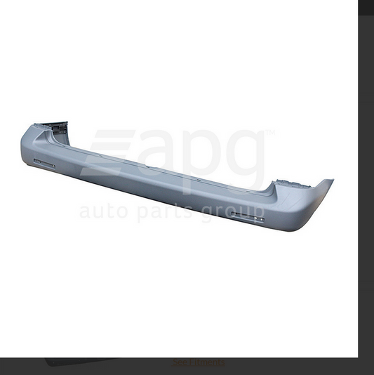 GENUINE REAR BUMPER BAR FOR VOLKSWAGEN TRANSPORTER T5 Van 8/2004-12/2015 NO SENS