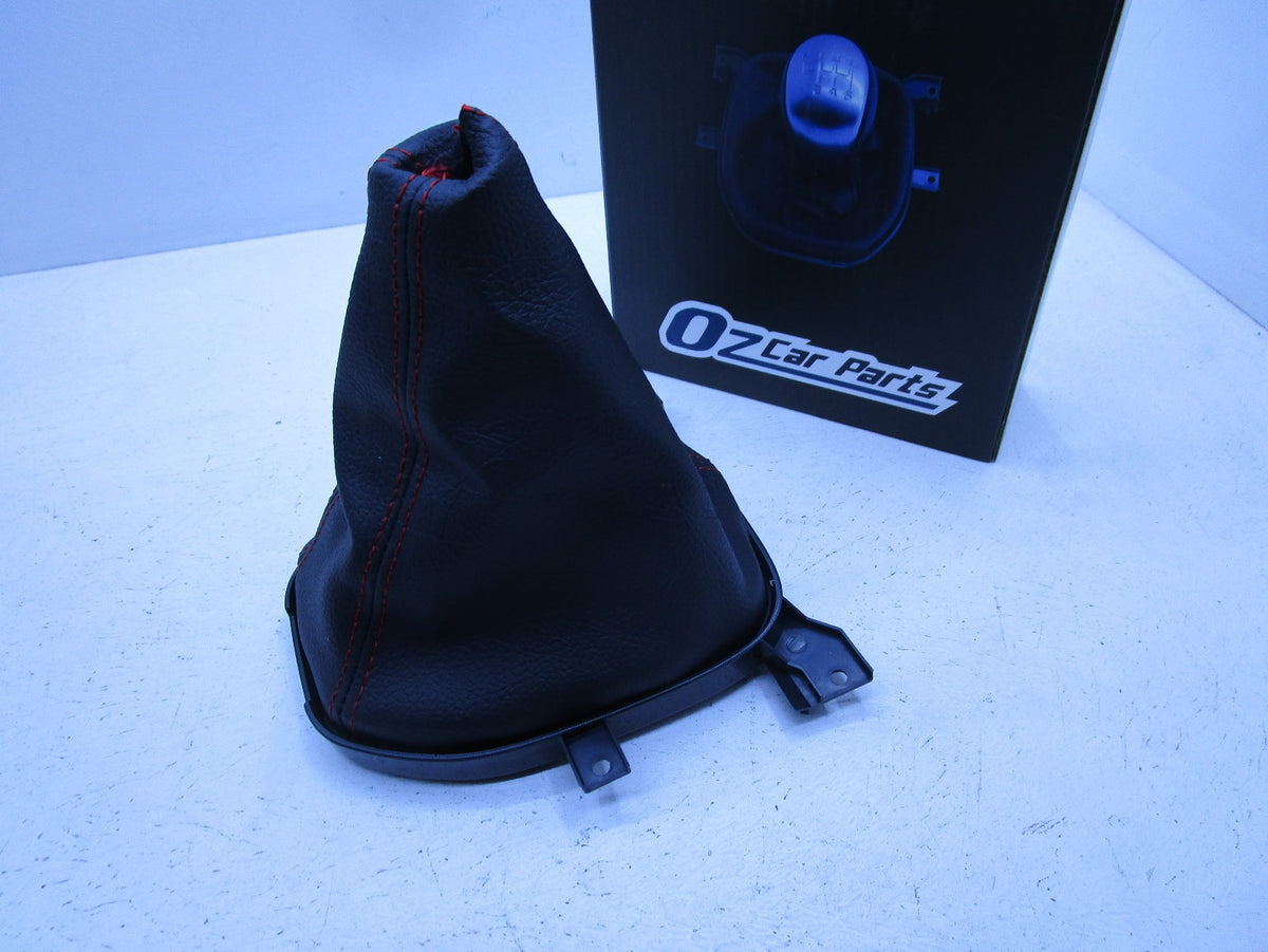 MANUAL GEAR RUBBER BOOT FOR HOLDEN COMMODORE VE V6-V8 WITH BRACKET RED STITCH