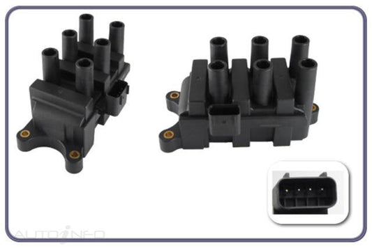 NEW IGNITION COIL FOR FORD FALCON FAIRMONT FAIRLANE LTD AU-2-3 LPG AND PETROL