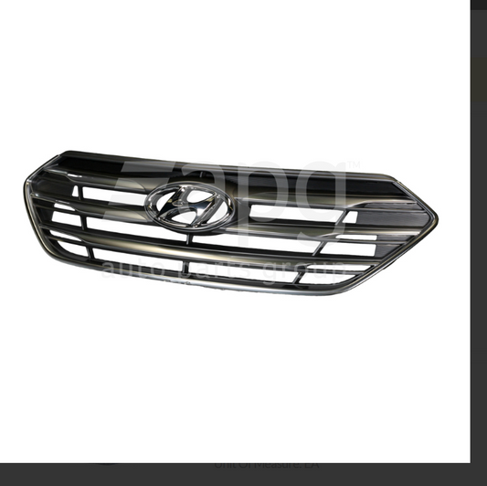 GENUINE FRONT GRILLE FOR HYUNDAI SANTA FE 11/15-3/18 ELITE/HIGHLANDER/SR ASSY