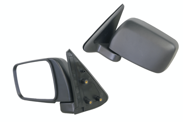 NEW LEFT SIDE DOOR MIRROR FOR NISSAN PATROL GU 12/97-05/15 BLACK MANUAL MIRROR