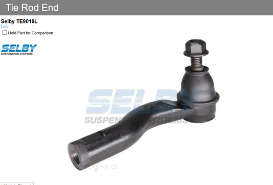 LEFT SIDE Power Steering Rack Tie Rod End FOR HOLDEN COMMODORE VF EVOKE CALAIS