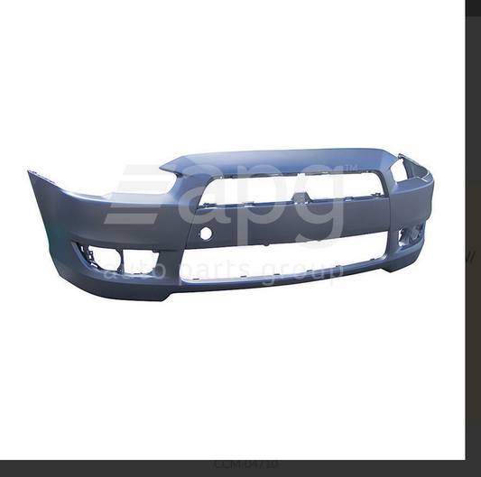 NEW FRONT BAR COVER BUMPER FOR Mitsubishi Lancer 9/07-3/14 ES/VR/RX/SX/PLATINUM