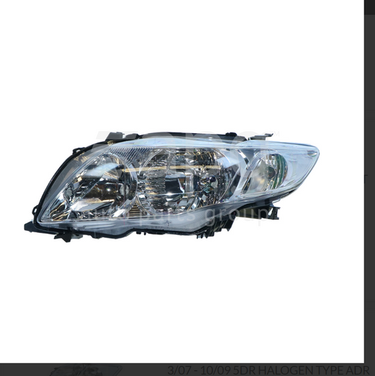 NEW LEFT HEADLIGHT FOR TOYOTA COROLLA ZRE152R 3/07-4/10 ASCENT-CONQUEST SEDAN