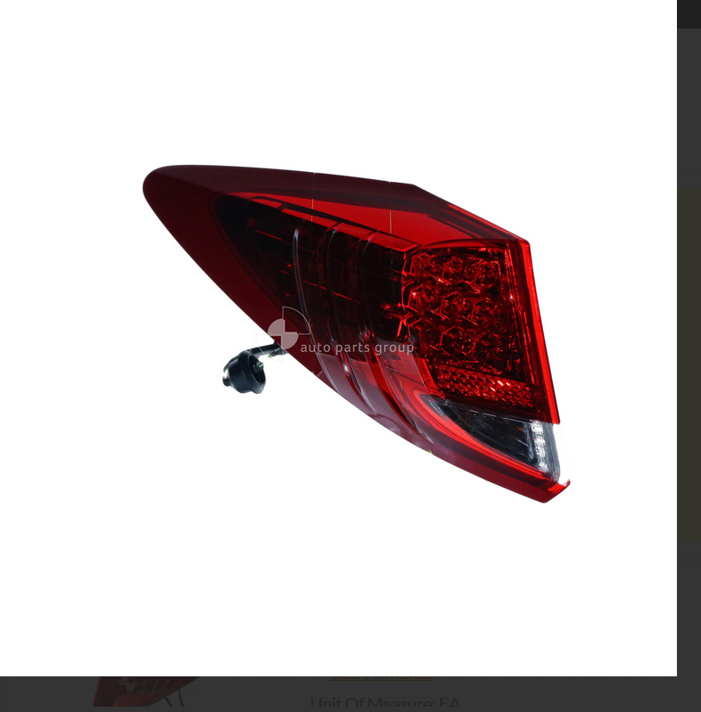 NEW LEFT TAIL LIGHT REAR LAMP FOR Honda Civic 9th Gen 2/2012-2/2015 HATCH