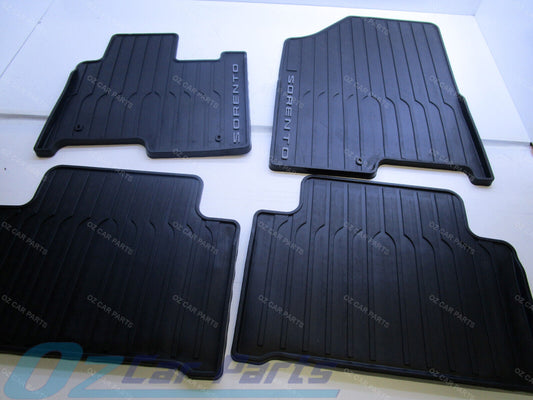 GENUINE NEW RUBBER FLOOR MAT FOR KIA SORENTO MQ4 2021-ON FULL SET MQ-4 HEV