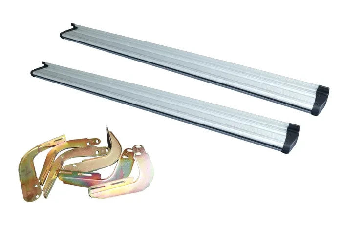 NEW PAIR SIDE STEP FULL KIT FOR HOLDEN RODEO DUAL CAB RA 01/2007 ~ 09/2008