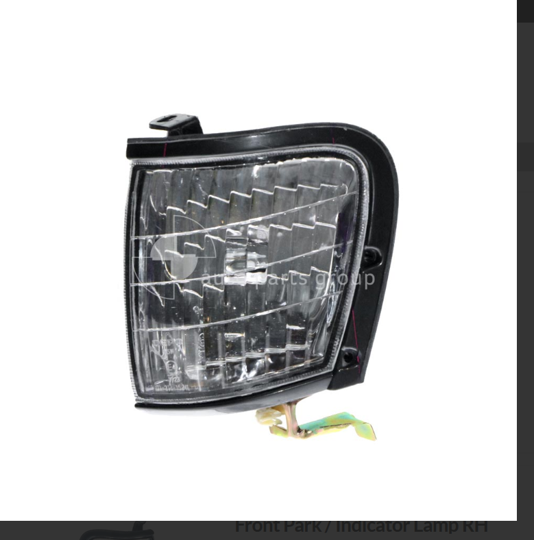 NEW LEFT CORNER BLINKER PARK LIGHT FOR HOLDEN RODEO TF  2/1997-2/2003 Crystal