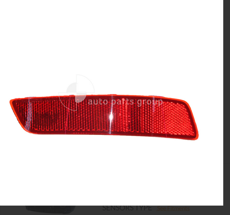 GENUINE RIGHT Rear Bar Reflector FOR TOYOTA COROLLA ZRE172-R 12/2013-ON