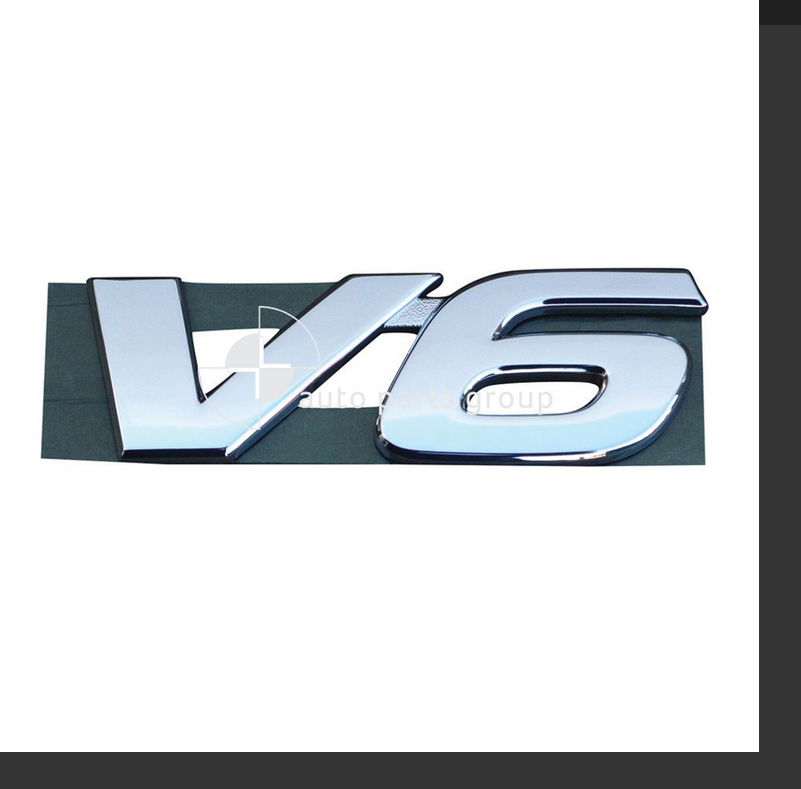 GENUINE V6 DOOR EMBLEM BADGE FOR TOYOTA HILUX 7/2011-4/2015 2WD/4WD