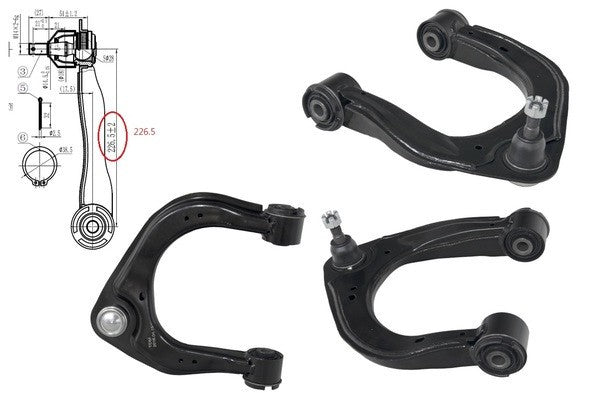 NEW LEFT FRONT UPPER CONTROL ARM FOR FORD RANGER PX -1  09/2011-05/2015 225MM
